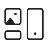 Mobile app and web design icon